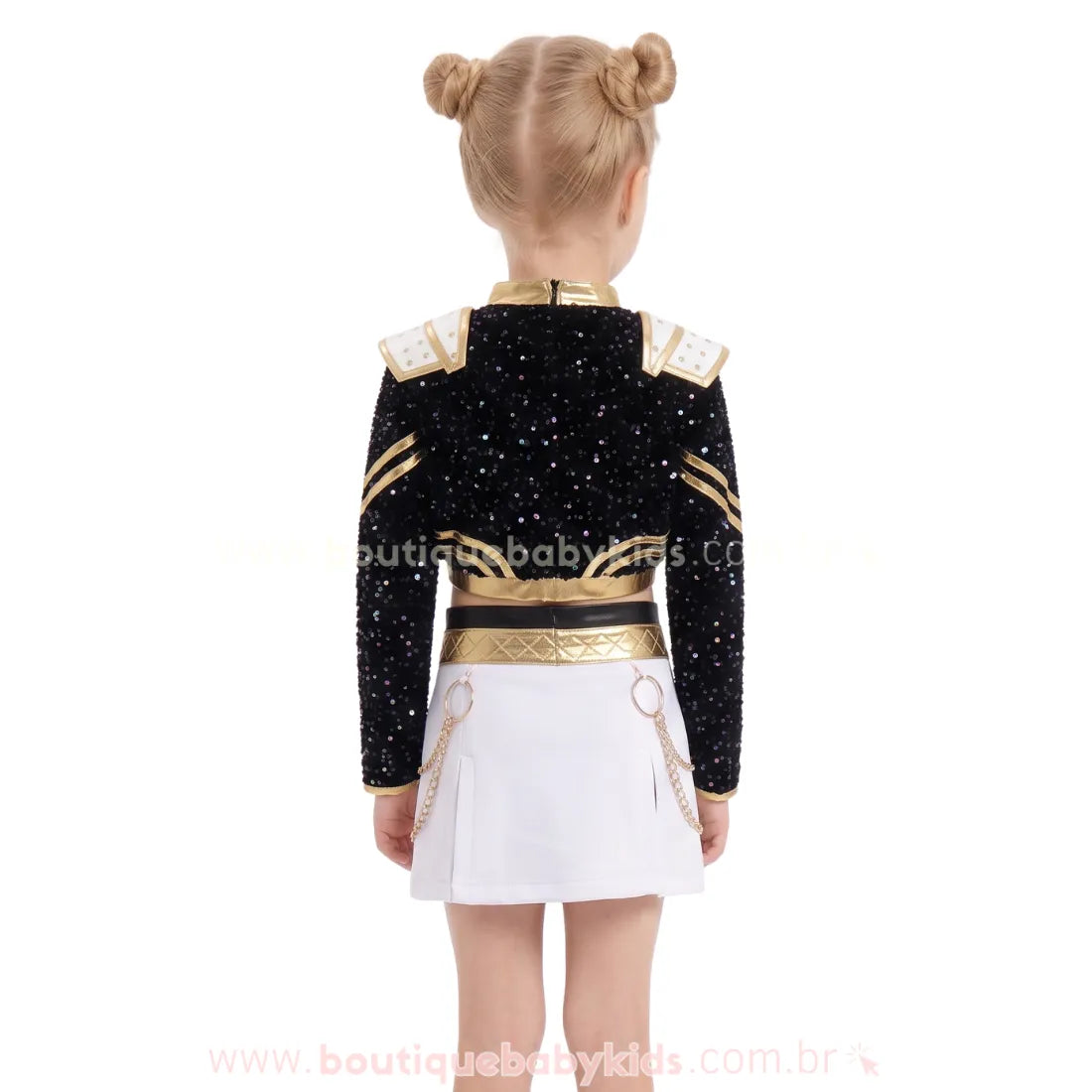Fantasia Infantil Guerreiras do K-pop Zoey Huntrix Onyx - Boutique Baby Kids