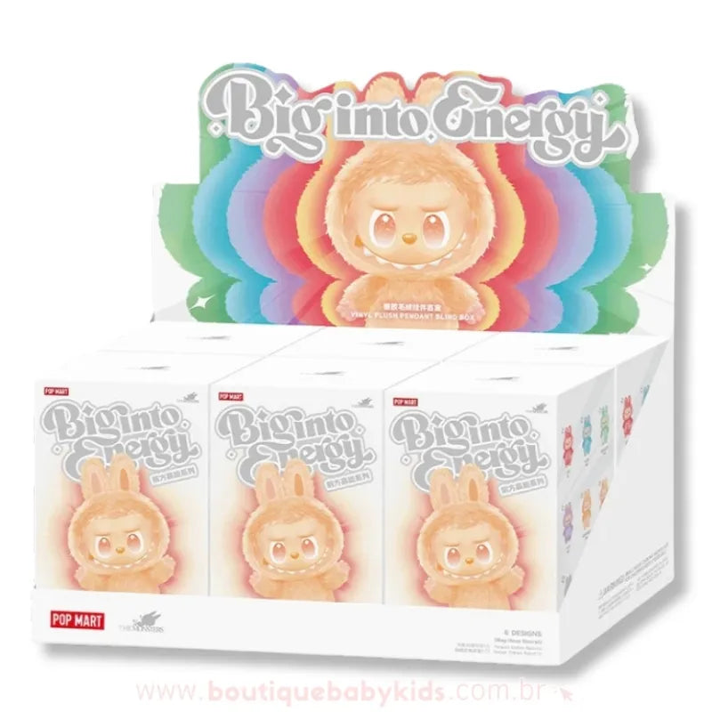 Labubu Big Into Energy – Combo com 6 Blind Boxes Pop Mart Original