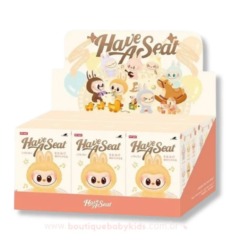 Labubu Have a Seat – Combo com 6 Blind Boxes Original Pop Mart