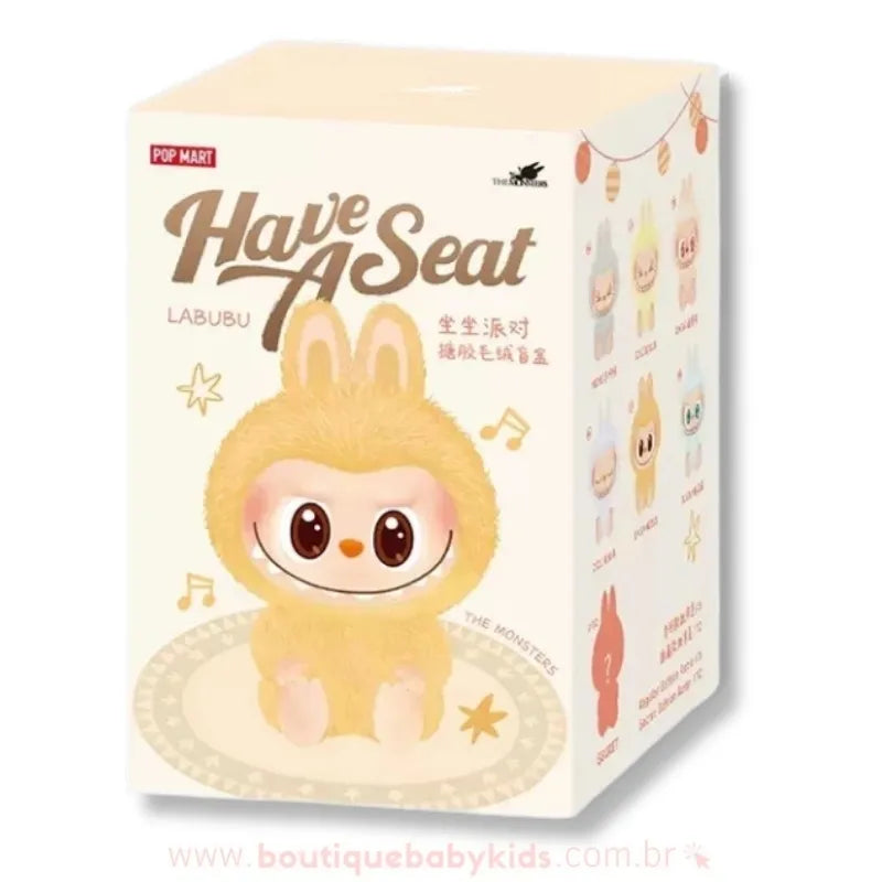 Labubu Have a Seat Pop Mart – Edição Colecionável Original Blind Box