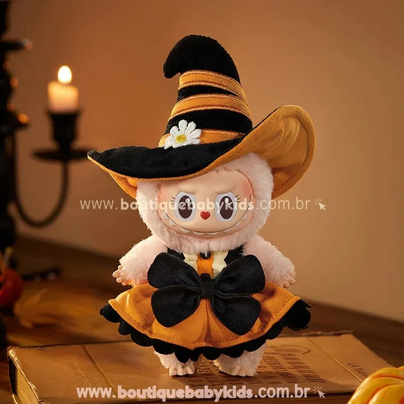 Labubu Mokoko Magic of Pumpkin – Original Edição Limitada Pop Mart Labubu Mokoko Magic of Pumpkin – Original Edição Limitada Pop Mart