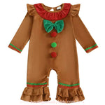 Macacão Bebê Temático Biscoitinho de Gengibre Natalino - Boutique Baby Kids