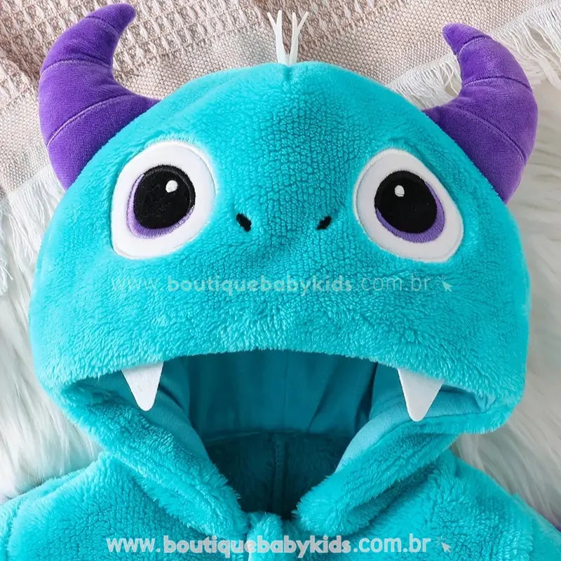 Macacão Bebê Dragãozinho Mágico com Asas