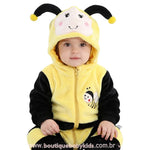 Macacão Bebê Fantasia de Bichinho Abelhinha - Boutique Baby Kids