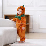 Macacão Bebê Fantasia Abóborinha do Halloween - Boutique Baby Kids