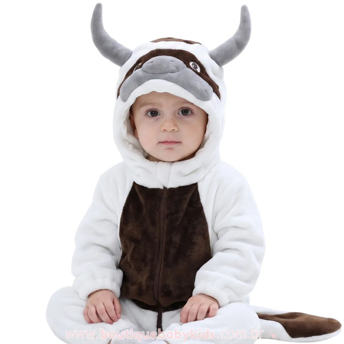 Macacão Bebê Fantasia Bisão Appa Avatar - Boutique Baby Kids