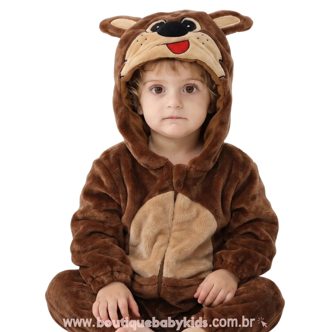 Macacão Bebê Fantasia Bichinho Canguru - Boutique Baby Kids
