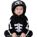 Macacão Bebê Fantasia Caveirinha do Halloween - Boutique Baby Kids