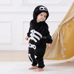 Macacão Bebê Fantasia Caveirinha do Halloween - Boutique Baby Kids