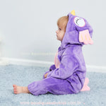Macacão Bebê Fantasia Coruja Lilás - Boutique Baby Kids