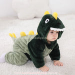 Macacão Bebê Fantasia Bichinho Dinossauro Verde - Boutique Baby Kids 