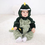 Macacão Bebê Fantasia Bichinho Dinossauro Verde - Boutique Baby Kids 
