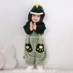 Macacão Bebê Fantasia Bichinho Dinossauro Verde - Boutique Baby Kids 