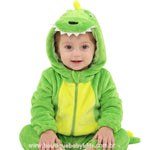 Macacão Bebê Fantasia Bichinho Dinossauro Verde - Boutique Baby Kids 