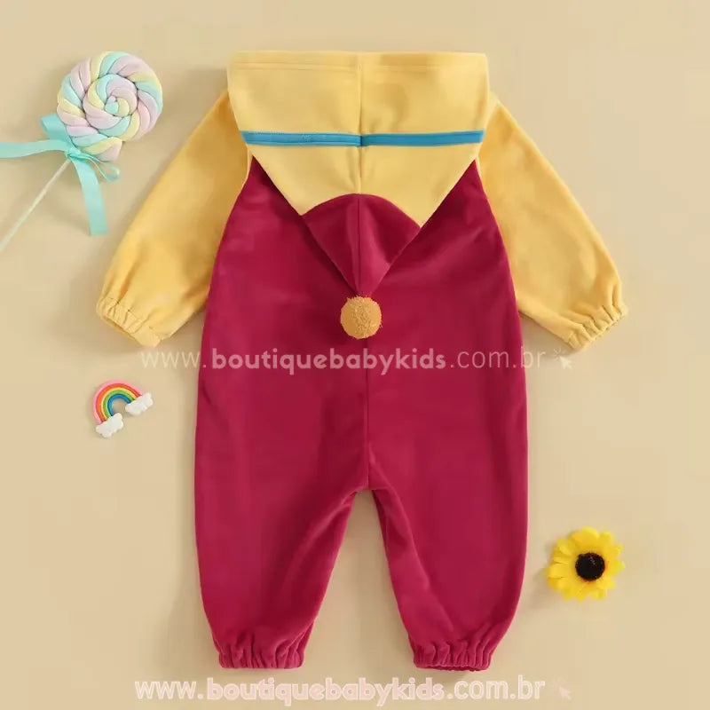 Macacão Bebê Fantasia Disney Pinóquio