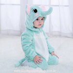 Macacão Bebê Fantasia Bichinho Elefantinho Fofuxo - Boutique Baby Kids