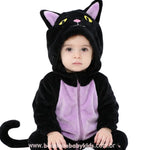 Macacão Bebê Fantasia Bichinho Gatinho Preto Halloween - Boutique Baby Kids