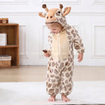 Macacão Bebê Fantasia de Bichinho Girafinha do Safari Bege - Boutique Baby Kids