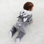 Macacão Bebê Fantasia Cachorrinho Husky Siberiano - Boutique Baby Kids