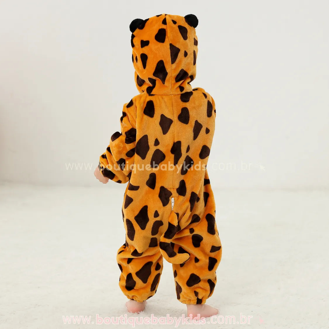 Macacão Bebê Fantasia Bichinho Leopardo - Boutique Baby Kids