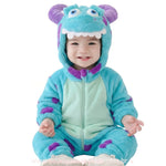 Macacão Bebê Fantasia Monstrinho Sulley Monstros S.A - Boutique Baby Kids