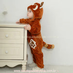 Macacão Bebê Fantasia Panda Vermelho - Red: Crescer é Uma Fera - Boutique Baby Kids