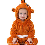 Macacão Bebê Fantasia Peixinho Coral Laranja - Boutique Baby Kids