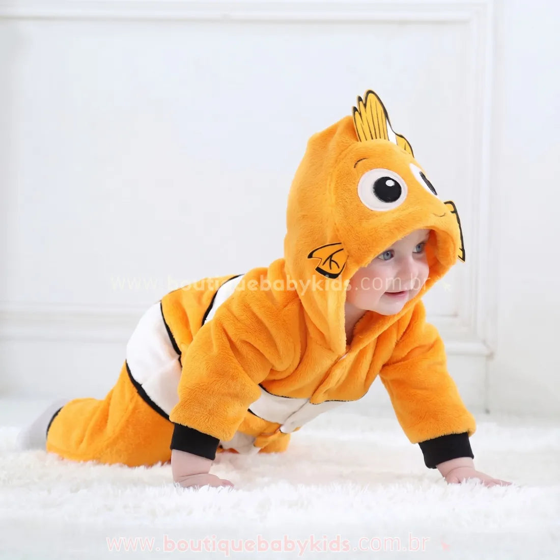 Macacão Bebê Fantasia Peixinho Procurando Nemo - Boutique Baby Kids