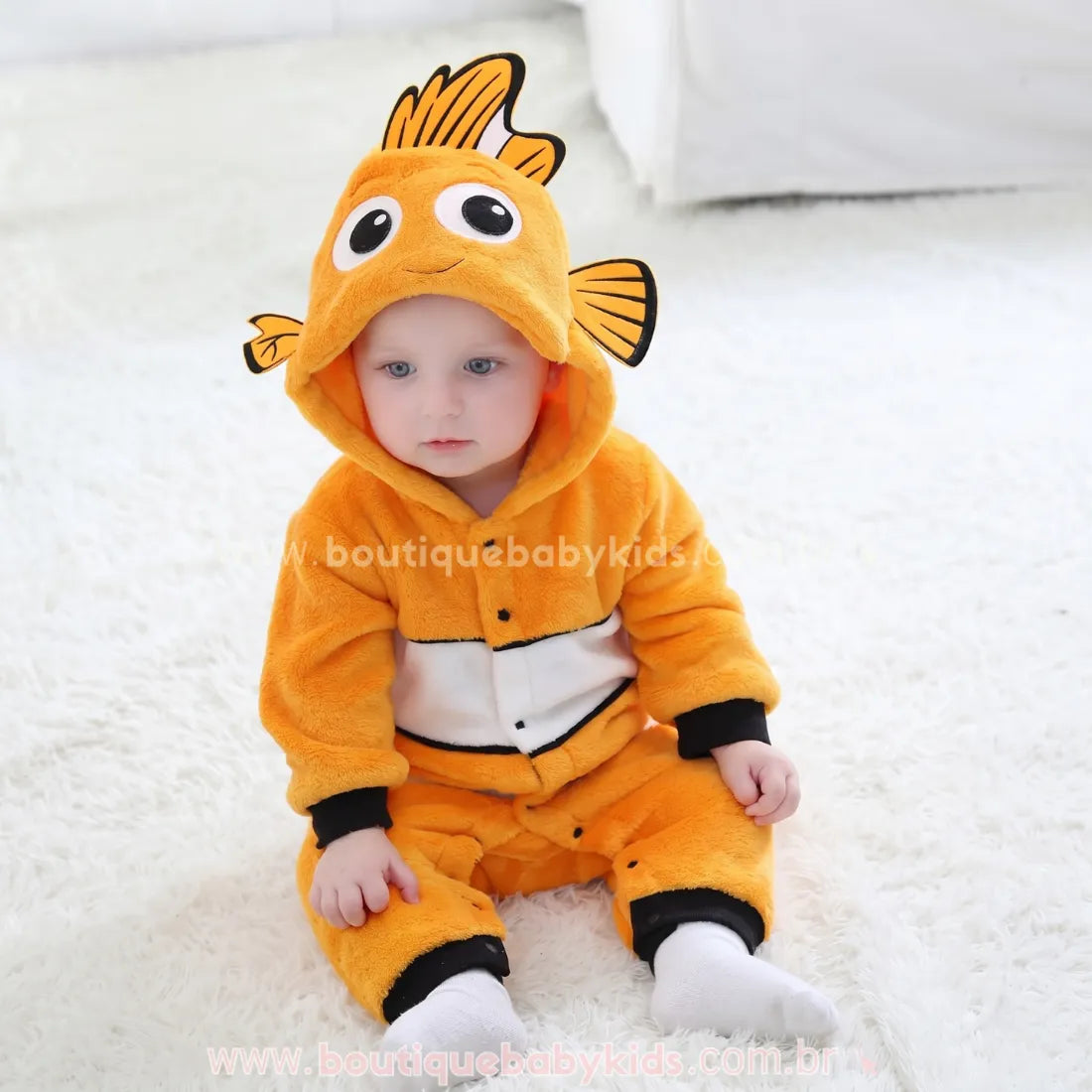 Macacão Bebê Fantasia Peixinho Procurando Nemo - Boutique Baby Kids