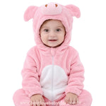 Macacão Bebê Fantasia Bichinho Porquinha Rosa - Boutique Baby Kids