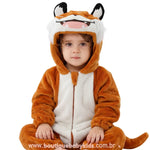 Macacão Bebê Fantasia Raposinha Sorridente - Boutique Baby Kids