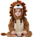 Macacão Bebê Fantasia Bichinho Rei Leão da Savana - Boutique Baby Kids