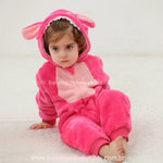 Macacão Bebê Fantasia Stitch Angel Rosa - Boutique Baby Kids
