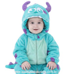 Macacão Bebê Fantasia Sulley Monstros S.A Azul - Boutique Baby Kids