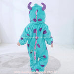 Macacão Bebê Fantasia Sulley Monstros S.A Azul - Boutique Baby Kids