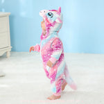 Macacão Bebê Fantasia Unicórnio Soft Estrelado Multicor Rosa - Boutique Baby Kids