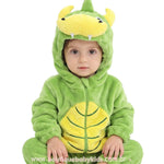 Macacão Bebê Fantasia de Bichinho Dinossauro Verde - Boutique Baby Kids