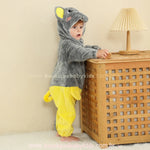 Macacão Bebê Fantasia Bichinho Elefantinho Cinza - Boutique Baby Kids