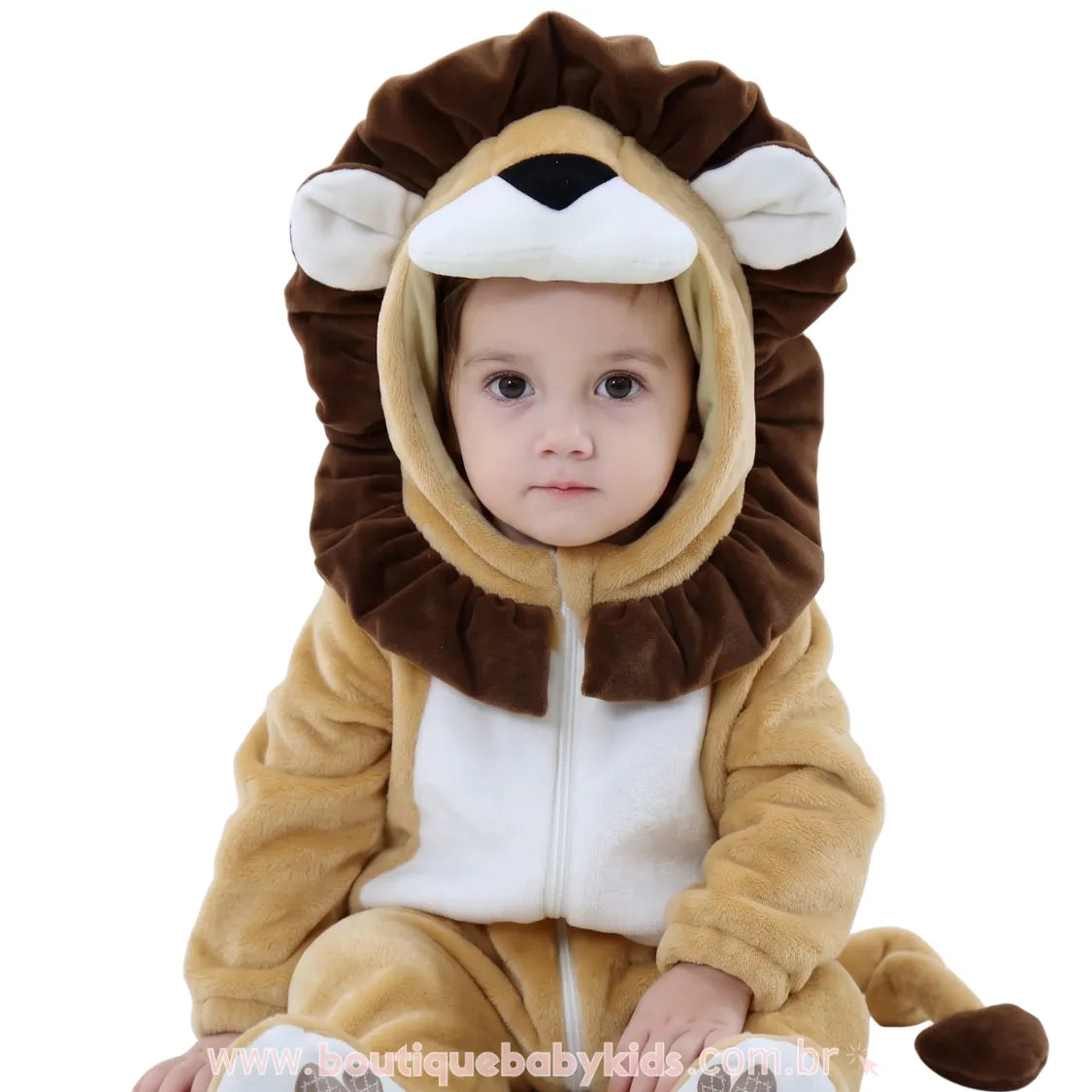 Macacão Bebê Fantasia Rei Leão - Boutique Baby Kids