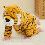 Macacão Bebê Inverno Bichinho Fantasia Tigre - Boutique Baby Kids