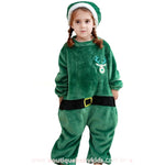 Macacão Bebê Natal dos Cervinhos com Gorro Verde - Boutique Baby Kids