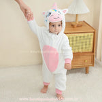 Macacão Bebê Soft Fantasia Bichinho Unicórnio Branco - Boutique Baby Kids