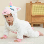 Macacão Bebê Soft Fantasia Bichinho Unicórnio Branco - Boutique Baby Kids