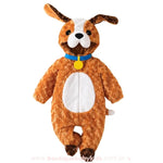 Macacão Bebê Fantasia Cachorrinho Caramelo com Pezinho - Boutique Baby Kids