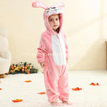 Macacão Bebê Temático Fantasia Coelhinha da Páscoa Rosa com Capuz Orehlinhas 3D - Boutique Baby Kids