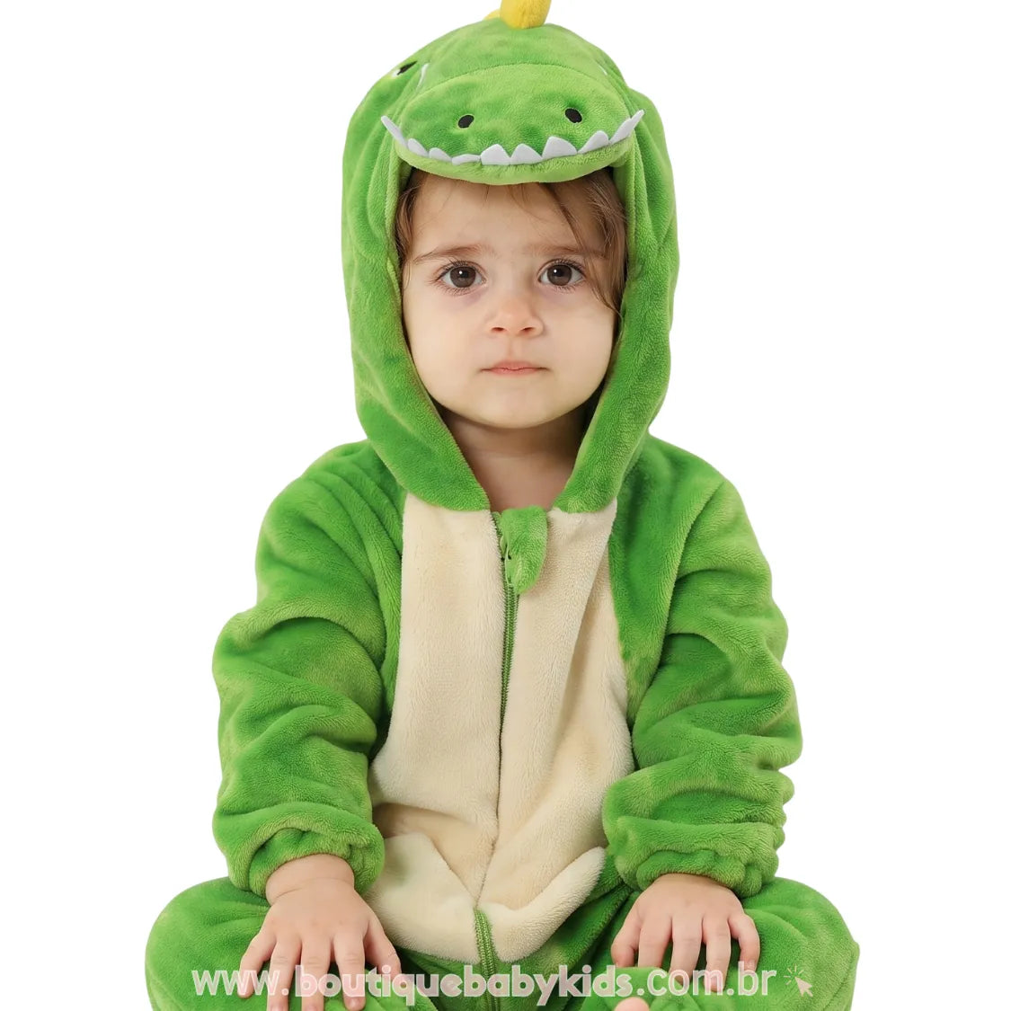 Macacão Bebê Temático Dino Feroz