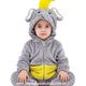 Macacão Bebê Temático Fantasia Elefante Dumbo com Capuz - Boutique Baby Kids