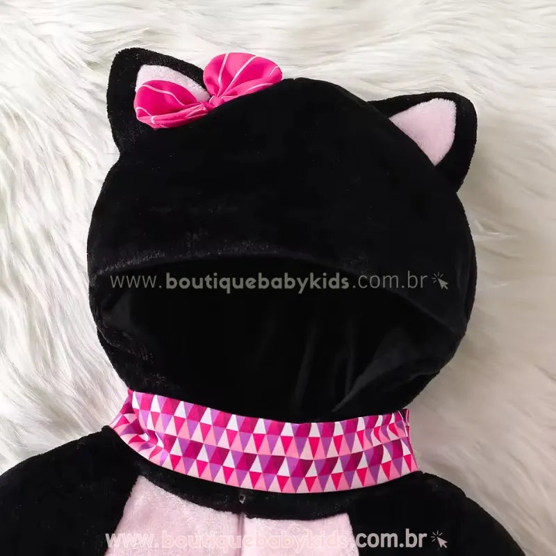 Macacão Bebê Temático Gatinha Charmosa