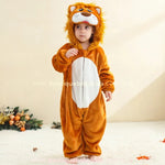 Macacão Bebê Temático Fantasia Leãozinho Real com Capuz Juba 3D - Boutique Baby Kids