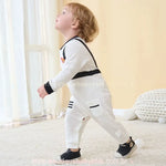 Macacão Bebê Fantasia de Pequeno Astronauta Branco - Boutique Baby Kids